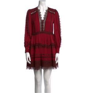 Self Portrait V-Neck Dress